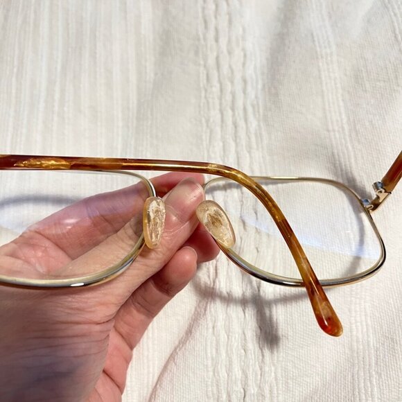 Vintage St. Lawrence Eyeglasses Gold Metal Aviator Frame - Picture 6 of 9
